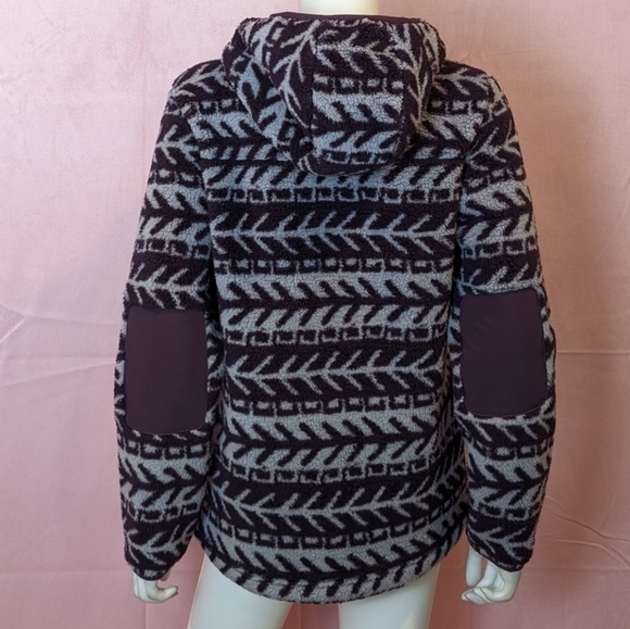 The North Face Purple Printed Campshire 2.0 Pullover Hoodie Jacket size Small - Picture 4 of 9